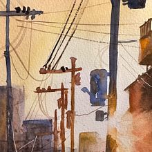 My project for course: Expressive Watercolor Painting: Create Compelling Illustrations. Projekt z dziedziny  Sztuki piękne,  Malarstwo i Malowanie akwarelą użytkownika amygennarobarrett - 25.08.2023