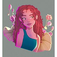 Mon projet du cours : Portrait de personnages de cartoon avec Procreate Ein Projekt aus dem Bereich Design von Figuren, Digitale Illustration, Digitale Zeichnung und Digitale Malerei von Charlyne Marchand - 25.08.2023