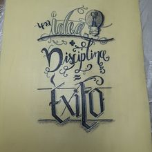 Mi proyecto del curso: Lettering para tatuajes. Calligraph, Lettering, and Tattoo Design project by neryromero8642 - 08.26.2023