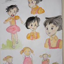 Mi proyecto del curso: Ilustración kawaii: crea personajes encantadores. Projekt z dziedziny Trad, c, jna ilustracja, Projektowanie postaci i Manga użytkownika Valeria Otarola - 26.08.2023
