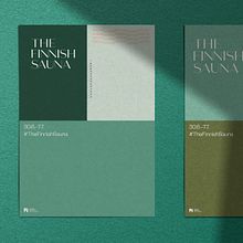 The Finnish Sauna. Design, Br, ing, Identit, Art Direction, Animation, Creative Consulting, Arts, Crafts, Design Management, Editorial Design, Graphic Design, T, pograph, Signage Design, Creativit, Instagram, Social Media Design, Textile D, and eing project by Emmi Salonen - 06.22.2022