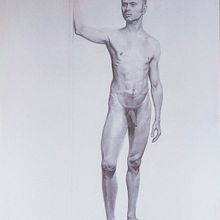 Mi proyecto del curso: Dibujo realista de la figura humana. Un proyecto de Ilustración tradicional, Bellas Artes, Bocetado, Dibujo a lápiz, Dibujo, Dibujo realista y Dibujo anatómico de Salvador Jiménez Ruiz - 26.08.2023