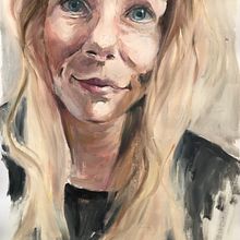 My project for course: Expressive Oil Portraiture: Explore the Alla Prima Technique. Un projet de Beaux Arts, Peinture , et Peinture à l'huile de Nikol Rehakova - 26.08.2023