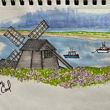Chatham Windmill - Cape Cod. Architecture, L, and scape Architecture project by Larry - 08.22.2023