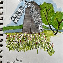 Yarmouth Windmill - Cape Cod. Architecture, L, and scape Architecture project by Larry - 08.26.2023