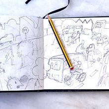 My project for course: Pictorial Sketchbook with Gouache. Drawing, Architectural Illustration, Sketchbook, Gouache Painting, Traditional illustration, and Sketching project by Catherine Hunter - 08.26.2023