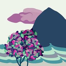 Haystack & Hydrangeas. Projekt z dziedziny Design, Trad, c, jna ilustracja,  Sztuki piękne, Projektowanie graficzne, Projektowanie c i frowe użytkownika Jen Hoff - 26.08.2023