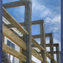 Estructura de madera . Un projet de Illustration traditionnelle , et Dessin réaliste de Raquelina Jáquez Díaz - 16.08.2023