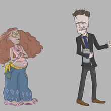 My project for course: Introduction to Design of Characters for Animation and Video Games. Un proyecto de Ilustración tradicional, Animación, Diseño de personajes, Videojuegos y Diseño de videojuegos de Hristina Valyavicharska - 26.08.2023