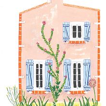 Mon projet du cours : Techniques de gouache pour l'illustration . Ilustrație tradițională, Schițe, Creativitate, Desen, Pictură în acuarelă, Caiet de schițe și Pictură cu guașă de Audrey Saulières - 08.27.2023