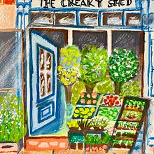 My project for course: Vibrant Urban Illustration with Gouache Paint. Projekt z dziedziny  Malarstwo, Sketching,  R, sunek architektoniczn i Malowanie gwaszami użytkownika Alice Chal - 27.08.2023