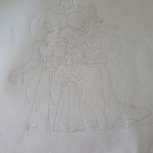 Mi proyecto del curso: Ilustración para cómics: anatomía de un superhéroe. Traditional illustration, Character Design, Comic, Pencil Drawing, and Figure Drawing project by Carlos M Zamora - 08.28.2023