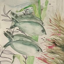 My project for course: Marine Universe Illustration in Watercolor. Un progetto di Illustrazione tradizionale, Pittura, Pittura ad acquerello e Illustrazione naturalistica di Upasana Saigal - 28.08.2023