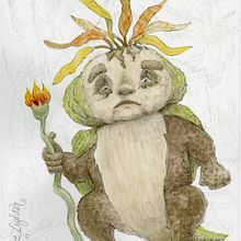 My project for course: Whimsical Sketchbook: Draw Imaginary Creatures from Nature. Projekt z dziedziny R, sunek ołówkiem,  R, sunek, Malowanie akwarelą, Sketchbook, Ilustracja naturalist i czna użytkownika Sr. Mary Joseph Peterson - 28.08.2023