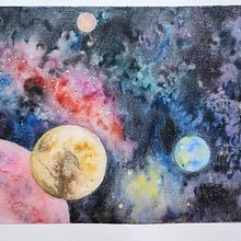 Mon projet du cours : Techniques modernes d’aquarelle. Traditional illustration, Fine Arts, Painting, and Watercolor Painting project by baast - 08.28.2023
