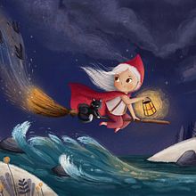 My project for course: Children’s Illustration with Procreate: Paint Magical Scenes. Un progetto di Illustrazione tradizionale, Illustrazione digitale, Illustrazione infantile, Pittura digitale e Albo illustrato di Juliya - 28.08.2023