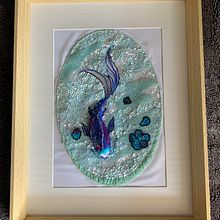 La carpe bleue. Embroider project by Céline Berger - 08.29.2023