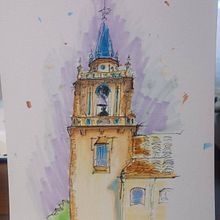 Mi proyecto del curso: Dibujo arquitectónico expresivo con marcadores de colores. Sketching, Drawing, Architectural Illustration, Sketchbook & Ink Illustration project by alvarogonzrojas - 08.29.2023