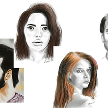 My project for course: Portrait Sketchbooking: Explore the Human Face. Projekt z dziedziny Sketching,  R, sunek, Portret,  R, sunek art, st, czn i Sketchbook użytkownika Reg Watson - 09.08.2023