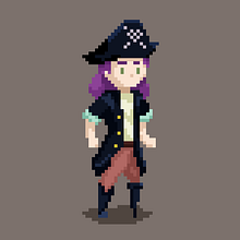 My project for course: Introduction to Character Design in Pixel Art. Character Design, Video Games, Pixel Art, and Game Design project by Nelly Perkins - 08.29.2023