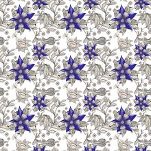 Mi proyecto del curso: Ilustración y diseño de patrones florales. Un proyecto de Ilustración tradicional, Pintura, Pattern Design, Dibujo e Ilustración botánica de Esteban Roch Pertile - 27.08.2023