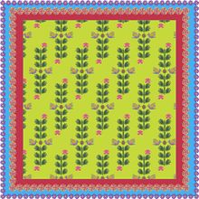 Mi proyecto: Pañuelo . Un proyecto de Ilustración tradicional, Pattern Design, Ilustración vectorial y Estampación de Sonia Álvarez - 29.08.2023