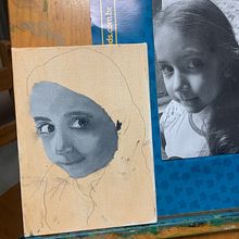 My project for course: Portrait Painting with Oil: Explore Light and Shade. Projekt z dziedziny  Sztuki piękne,  Malarstwo i Malarstwo olejowe użytkownika brunatripoli_net - 29.08.2023