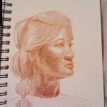 Practice Portrait . Colored Pencil Drawing project by Craig Wilkinson - 08.30.2023