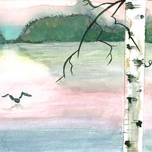 Mi proyecto del curso: Paisajes atmosféricos en acuarela. Fine Arts, Painting, and Watercolor Painting project by Grace Luna - 08.30.2023