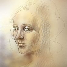 (hope to ...) Story centered on medieval art. Een project van Traditionele illustratie van Blanca - 30.08.2023