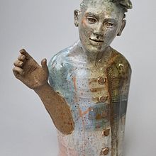 My project for course: Introduction to Clay Figurative Sculpture. Fine Arts, and Sculpture project by Ellen Blomgren - 08.15.2023