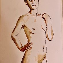 Mi proyecto del curso: Figura humana en acuarela. Un proyecto de Pintura a la acuarela de Lucía Boronat - 30.08.2023
