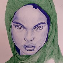 Niña. Traditional illustration project by Toni Martinez Morales - 08.30.2023