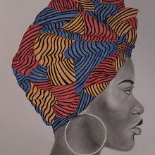 African. Traditional illustration project by Toni Martinez Morales - 08.30.2023