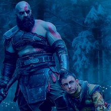 Edit Photoshop God of War. Fotografia projeto de Rubén Hernández - 14.02.2023