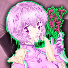 Ilustración Rei Ayanami Evangelion. Ilustração tradicional projeto de Rubén Hernández - 11.08.2022