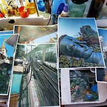Mi proyecto del curso: Cuaderno de viaje en acuarela. Un proyecto de Ilustración tradicional, Pintura a la acuarela, Ilustración arquitectónica y Sketchbook de Angelika Villalta Soto - 30.08.2023