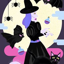My project for course: Stylized Vector Illustration with Color and Character. Traditional illustration, Graphic Design, Vector Illustration, and Digital Illustration project by aviatzur47 - 08.30.2023
