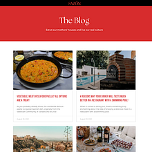 Blog para el Proyecto  SazonTheFolkCook  . Desain, Pemrograman, Dan Pengembangan Web proyek oleh Renzo Salvador - 07.01.2023