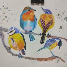 Mi proyecto del curso: Acuarela artística para ilustración de aves . % Maite Dalmau tarafından hazırlanan Geleneksel illüstras, on, Sulubo, a Resim, Gerçekçi Çizim, Doğalcı İllüstras, Ve on projesi - 08.31.2023