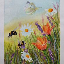 Mi proyecto del curso: Ilustración naturalista con acuarela y carboncillo. Projekt z dziedziny Trad, c, jna ilustracja,  Malarstwo, Ilustracja naturalist i czna użytkownika Maite Dalmau - 31.08.2023