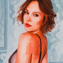 She is Nivia Guedes by Rod Lovell - How to Start a Digital Portrait from Scratch: Beginner-Friendly Tips. Design, Traditional illustration, Pencil Drawing, Drawing, Portrait Drawing, Realistic Drawing, Artistic Drawing, Digital Drawing, Digital Marketing, Digital Illustration, Painting, Digital Painting, Figure Drawing, Colored Pencil Drawing, Watercolor Painting, Acr, lic Painting, Oil Painting, Gouache Painting, Matte Painting, Decorative Painting, Digital Photograph, Arts, Crafts, Fine Arts, Photograph & Instagram project by Rod Lovell - 08.27.2023