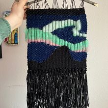 Starry Aurora Tapestry. Un proyecto de Telar de Emily Wander - 31.08.2023