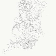 Création des motifs floraux . Un projet de Illustration traditionnelle de sabine94 - 31.08.2023