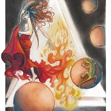 Mon projet du cours :  Techniques d'aquarelle pour des illustrations féériques. Un projet de Illustration traditionnelle, Dessin, Aquarelle et Illustration éditoriale de Sophie Desormeaux - 29.08.2023