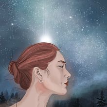 Mój projekt z kursu: Rysowanie portretów z użyciem Procreate. Projekt z dziedziny Trad, c, jna ilustracja, Grafika wektorowa, Ilustracja c, frowa i Portret użytkownika Anna Krzysztof - 01.09.2023