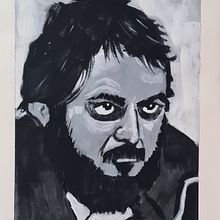 Meu projeto do curso: Pintura de retrato estilizado com guache. Traditional illustration, Painting, and Gouache Painting project by Pedro Costa - 09.01.2023