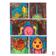 Mi proyecto: La Manzana🍎. Ilustração tradicional, Artes plásticas, Pintura, Pintura em aquarela, Ilustração infantil, Narrativa, e Teoria da cor projeto de Estefanía Jiménez - 10.08.2023
