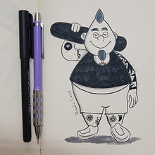 Meu projeto do curso: A arte de desenhar: transforme seus rabiscos em arte. Een project van Traditionele illustratie, Tekening met potlood,  Tekening y Sketchbook van Priscila Cruz - 02.09.2023