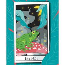 My project for: Mixed Media Animation in Procreate (The Frog). Un projet de Illustration traditionnelle, Animation, Animation 2D, Illustration numérique et Illustration animée de jensutherland - 02.09.2023